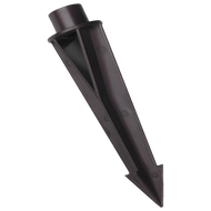 PS1 Heavy Duty 1/2" ABS Plastic Spike for Landscape Lighting Fixtures