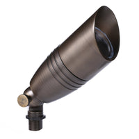 RAL8102 Brass Bullet Accent Light Low Voltage LED Outdoor Landscape Spotlight
