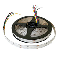 SLD09 Dotless Linear LED RGB CCT Color Changing and Tunable White 16.4ft (5M) 12mm 4.5W/ft DC24V Low Voltage COB Strip Lights IP20 Tape Light