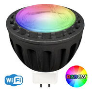 MR16 RGBCW Smart Wi-Fi 6W 12V Low Voltage LED Bulbs 40° Dimmable Energy Saving Waterproof Light CE & RoHS Certified with Antenna - Single