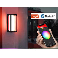 Outdoor Landscape Lighting LED 12V Low Voltage SCA01-14 Integrated LED 22W Wi-Fi and Bluetooth Control 14″x6.2″x4.9″ 12V Low Voltage Aluminum Wall Sconce Lighting IP65 Waterproof