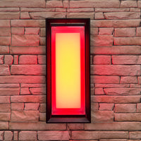 Cilindro de acero inoxidable SCS06 LED Up Down Light 2 Iluminación de aplique direccional