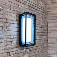 Cilindro de acero inoxidable SCS06 LED Up Down Light 2 Iluminación de aplique direccional