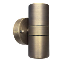 Outdoor Landscape Lighting LED 12V Low Voltage SCB05 4x/8x/12x Package LED Cylinder Up Down Light 2 Directional Brass Sconce Lighting with 12V Low Voltage 3W 3000K Bulb