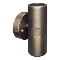 Outdoor Landscape Lighting LED 12V Low Voltage SCB05 LED Cylinder Up Down Light 2 Directional Brass Sconce Lighting 12V Low Voltage
