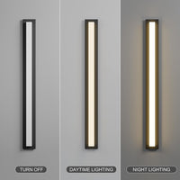 SCH17 1-Pack LED 39.4 Inch Rectangular Modern Outdoor Wall Sconce Light 2500LM, 2900K Aluminum and Acrylic Integrated LED 46W Line Voltage 110V AC IP65