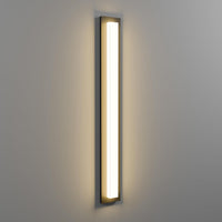 SCH17 1-Pack LED 39.4 Inch Rectangular Modern Outdoor Wall Sconce Light 2500LM, 2900K Aluminum and Acrylic Integrated LED 46W Line Voltage 110V AC IP65