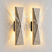 Outdoor Landscape Lighting LED 12V Low Voltage SCH20 2-Pack 3000K Modern Geometric Stone Outdoor 12.6