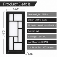 Outdoor Landscape Lighting LED 12V Low Voltage SCH24 6W 5CCT Outdoor Aluminum Frame 12.91