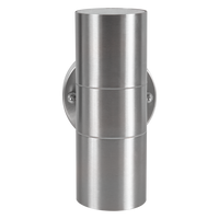 Outdoor Landscape Lighting LED 12V Low Voltage SCS06 LED Stainless Steel Cylinder Up Down Light 2 Directional Sconce Lighting 12V Low Voltage