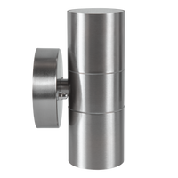 Outdoor Landscape Lighting LED 12V Low Voltage SCS06 LED Stainless Steel Cylinder Up Down Light 2 Directional Sconce Lighting 12V Low Voltage