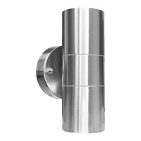 Outdoor Landscape Lighting LED 12V Low Voltage SCS06 LED Stainless Steel Cylinder Up Down Light 2 Directional Sconce Lighting 12V Low Voltage Stainless Steel