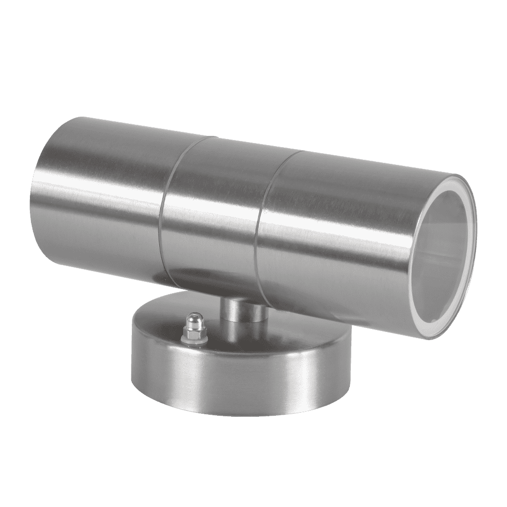 SCS06 LED Stainless Steel Cylinder Up Down Light 2 Directional Sconce Lighting - Kings Outdoor Lighting