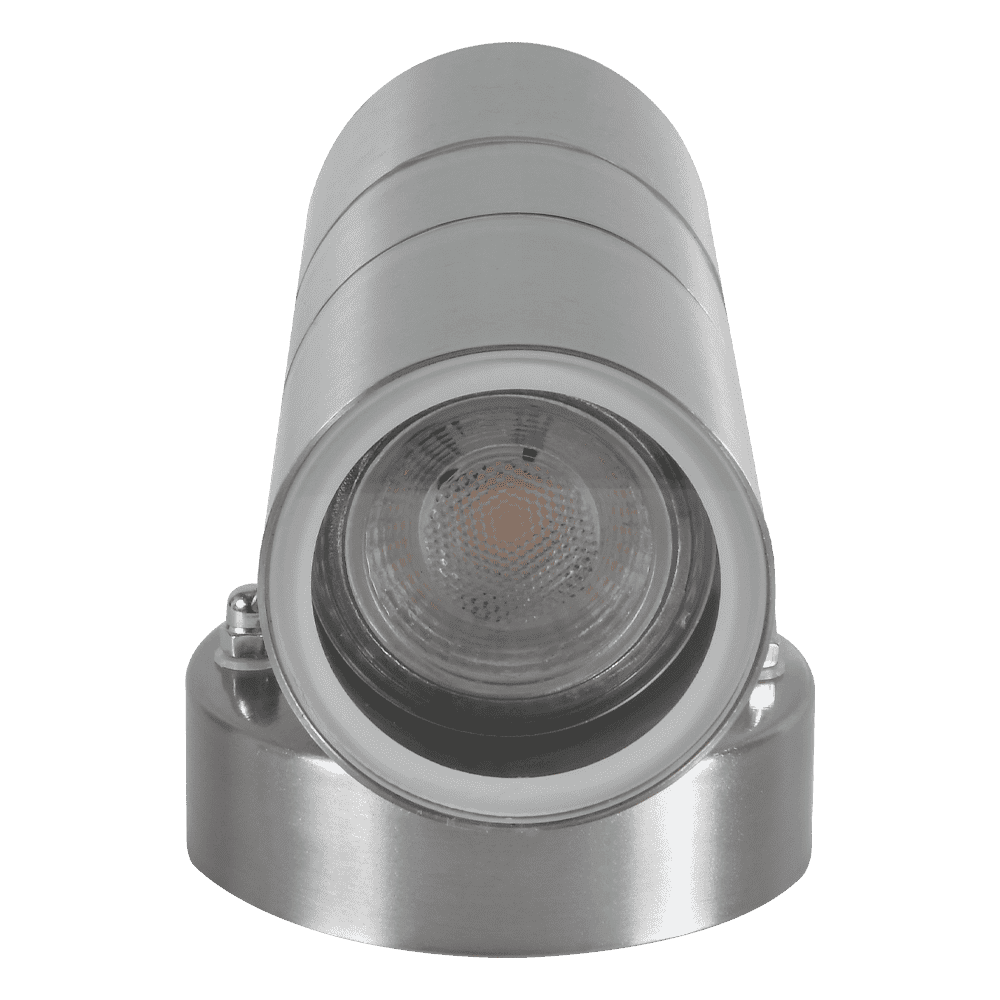 SCS06 LED Stainless Steel Cylinder Up Down Light 2 Directional Sconce Lighting - Kings Outdoor Lighting