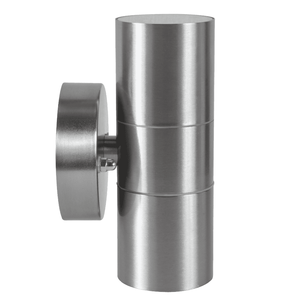 SCS06 LED Stainless Steel Cylinder Up Down Light 2 Directional Sconce Lighting - Kings Outdoor Lighting