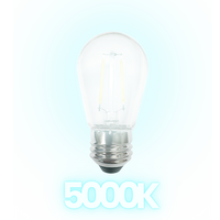 Outdoor Landscape Lighting LED 12V Low Voltage SL101 Replacement Light Bulbs 2W LED S14 E26 12V Low Voltage Edison Style for Bistro String Lights Cool White 5000K