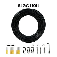 SL101 3000K Warm White LED Low Voltage Bistro String Lights 48 FT Outdoor Weatherproof 12V Edison Bulbs