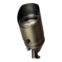 Outdoor Landscape Lighting LED 12V Low Voltage SPB05 4x/8x/12x Package LED Landscape 12V Low Voltage Brass Spotlight Adjustable Hood Outdoor Lighting with MR16 5W 3000K Bulb