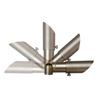 SPB08 5W 3000K Warm White Integrated Brass Spotlight 12V Low Voltage Small Directional Bullet Light Outdoor Landscape