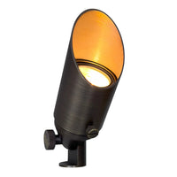 Outdoor Landscape Lighting LED 12V Low Voltage SPB11 4x/8x/12x Package 12V Low Voltage Small Directional Bullet Light Outdoor Landscape Brass Spotlight With 2.5W 3000K Bulb