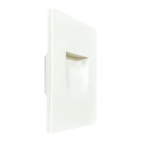 Outdoor Landscape Lighting LED 12V Low Voltage STA06 4x/8x/12x Package 3.5W Rectangular Waterproof Vertical 3000K Warm White Integrated 12V Low Voltage LED Aluminum Stair Step Light Wall Lighting Fixture