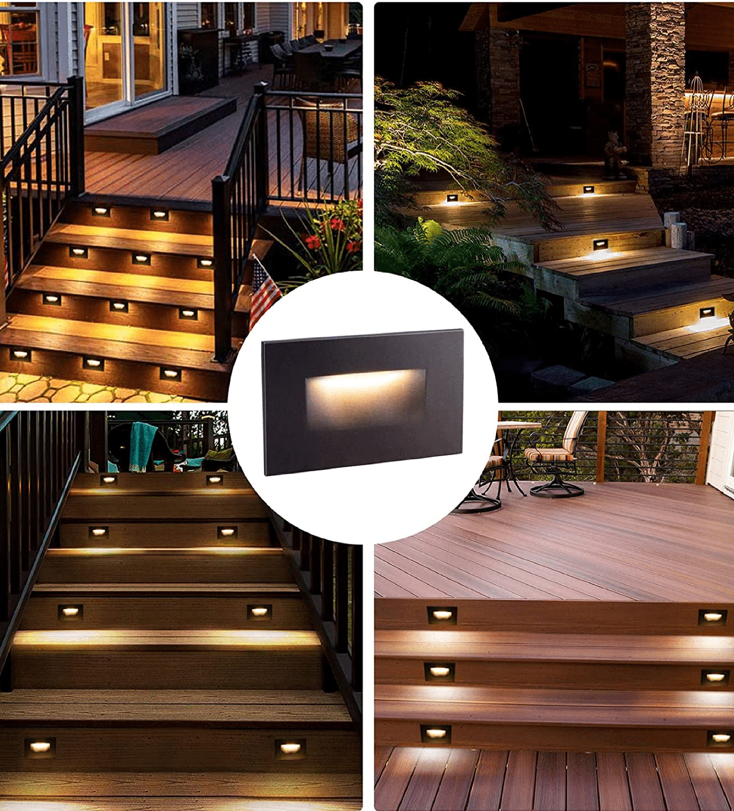 Deck Stair Riser Lights Deckorators® Low Voltage Deck Lighting