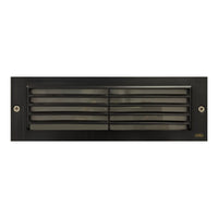 Outdoor Landscape Lighting LED 12V Low Voltage STB03 4x/8x/12x Package Louver Horizontal LED Brass Brick Lights Warm White Edge Outdoor Step Light 12V Low Voltage 3W 3000K Bulb