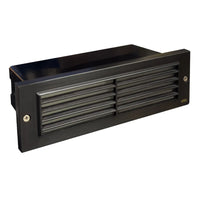 STB03 Brass 12V Low Voltage Louver Horizontal LED Brick Lights Warm White Edge Outdoor Step Light