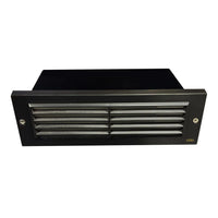 STB03 Brass 12V Low Voltage Louver Horizontal LED Brick Lights Warm White Edge Outdoor Step Light