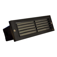 STB03 Brass 12V Low Voltage Louver Horizontal LED Brick Lights Warm White Edge Outdoor Step Light