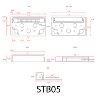 STB05 4x/8x/12x Package 1.5W Low Voltage Hardscape Paver Light Retaining Wall LED Step Lighting 3000K