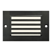 Outdoor Landscape Lighting LED 12V Low Voltage STB07 Cast Brass 12V Low Voltage 2W LED Surface Mounted Horizontal Outdoor & Indoor Step Light