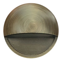 Outdoor Landscape Lighting LED 12V Low Voltage STB09 4x/8x/12x Package LED Brass Round Deck Light Surface Mount 12V Low Voltage Landscape Lighting 3W 3000K Bulb