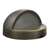 Outdoor Landscape Lighting LED 12V Low Voltage STB09 4x/8x/12x Package LED Brass Round Deck Light Surface Mount 12V Low Voltage Landscape Lighting 3W 3000K Bulb