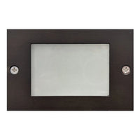 Outdoor Landscape Lighting LED 12V Low Voltage STB15 4x/8x/12x Package Horizontal Waterproof LED Brass Brick Lights 12V Low Voltage Outdoor Edge Step Light 3W 3000K Bulb