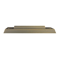 STB16 2W LED Cast Brass Surface Mounted Slim Horizontal Outdoor & Indoor Brass Step Light 12V Low Voltage