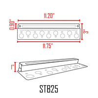 STB25 7W 5CCT Heavy Duty Cast Aluminum Fixture with Stainless Steel Bracket LED 12V Low Voltage Landscape Lighting