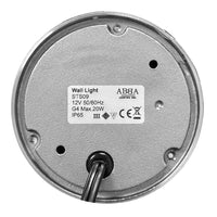 Outdoor Landscape Lighting LED 12V Low Voltage STS09 4x/8x/12x Package LED Round Stainless Steel Deck Light Surface Mount 12V Low Voltage Landscape Lighting 3W 3000K Bulb