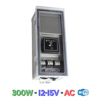 STSW300 300W Stainless Steel Smart WI-FI 12V, 15V Low Voltage Transformer with Photocell & Timer IP65