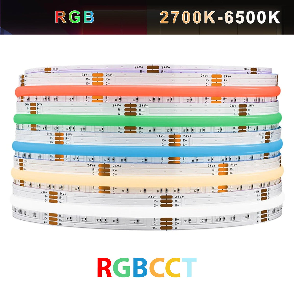SLD29 Dotless Linear LED RGB CCT Color Changing and Tunable White 16.4