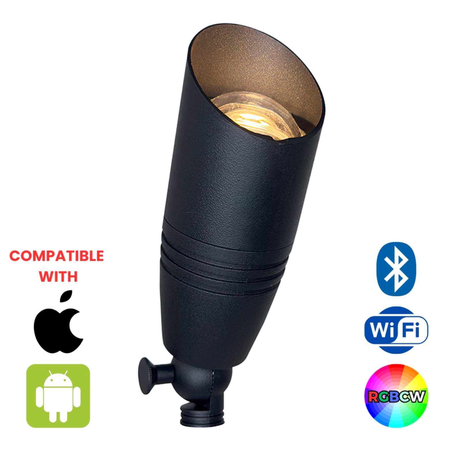 DL06 Foco de exterior direccional de bala suave LED de bajo voltaje