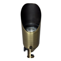 SPB04 Cast Brass Adjustable 12V Low Voltage LED Bullet Landscape Spotlight Outdoor Lighting