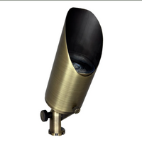 SPB04 Cast Brass Adjustable 12V Low Voltage LED Bullet Landscape Spotlight Outdoor Lighting