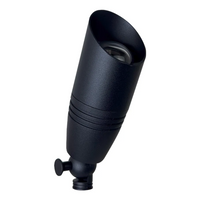 Outdoor Landscape Lighting LED 12V Low Voltage DL05 30 Pack 12V Low Voltage LED Smooth Bullet Directional Outdoor Aluminum Spotlight with 3W 3000K Bulb