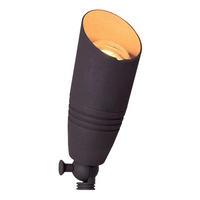 Outdoor Landscape Lighting LED 12V Low Voltage DL05 30 Pack 12V Low Voltage LED Smooth Bullet Directional Outdoor Aluminum Spotlight with 3W 3000K Bulb Brown