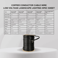 8/2 Low Voltage Landscape Lighting Direct Burial Copper Wire