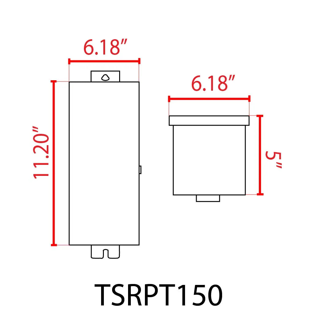 TSRPT150 150W Multi Tap Low Voltage Transformer Photocell Timer