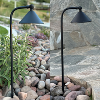 BPLP07 Tulay Bell Brass Path Light Low Voltage Landscape Lighting