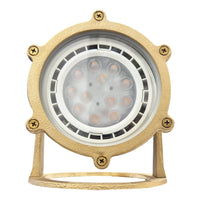 Outdoor Landscape Lighting LED 12V Low Voltage ULB02 Cast Brass PAR36 LED 12V Low Voltage Underwater Pond Light IP68 Waterproof