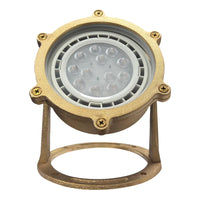 Outdoor Landscape Lighting LED 12V Low Voltage ULB02 Cast Brass PAR36 LED 12V Low Voltage Underwater Pond Light IP68 Waterproof